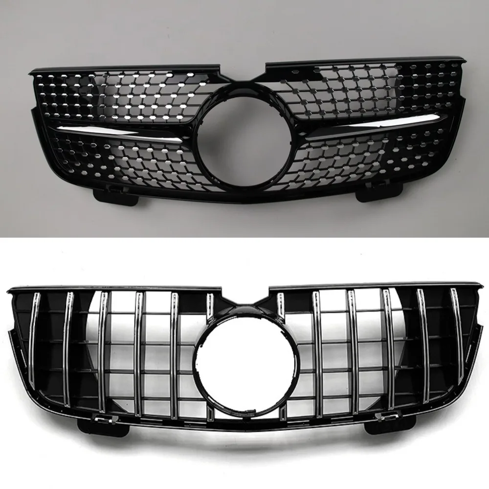 Передняя решетка радиатора GT бампера сетка для Mercedes Benz GL X164 2007-2009 2010-2012 GL320 GL350 GL450