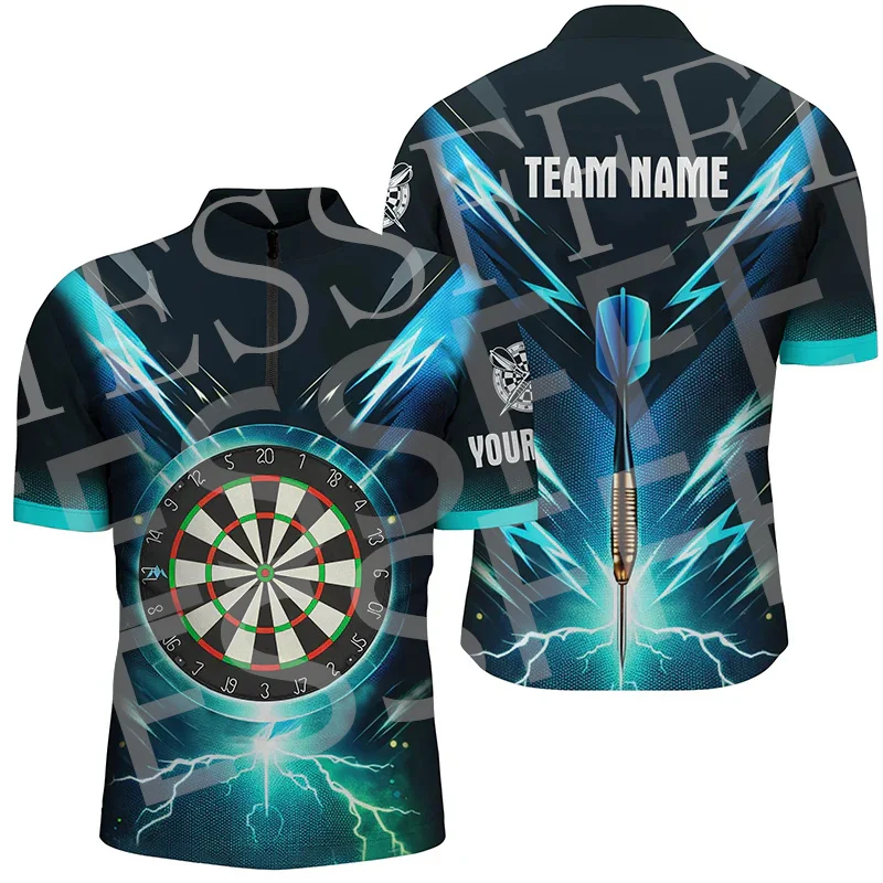 Рубашка-поло в стиле Харадзюку с коротким рукавом