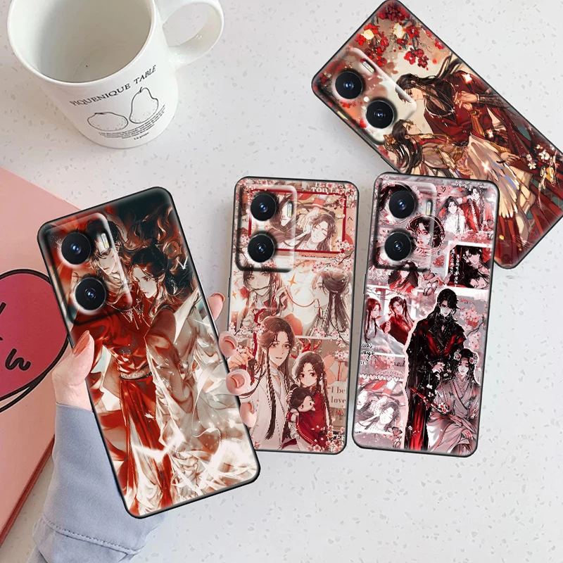 Небесное официальное благословение для OPPO A74 A72 A53 Reno 7 6 5 4 2 Find X3 X2 Z Lite Neo Pro Plus SE, черный телефон