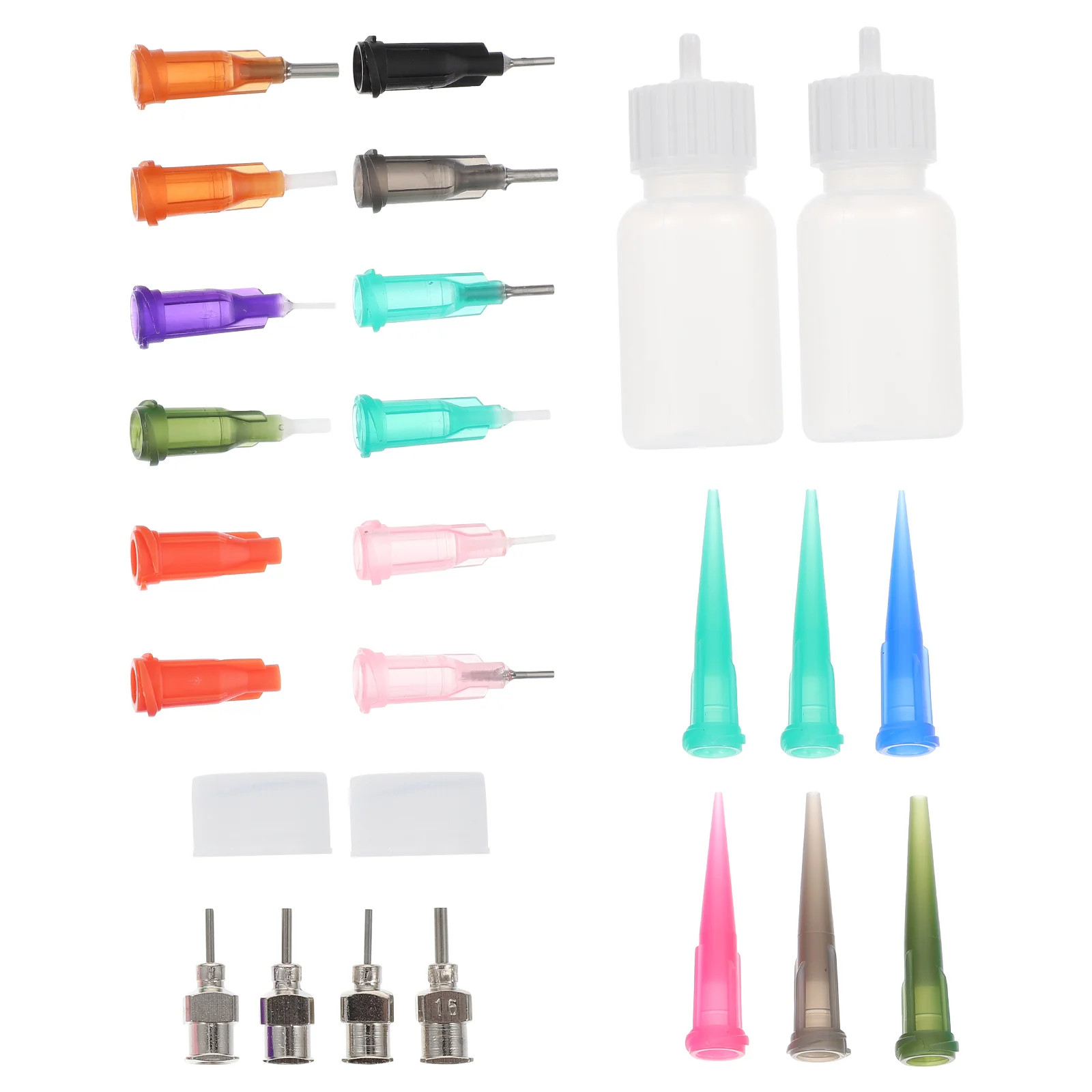 

Tattoo Bottle Set Tattooing Ink Bottles Plastic Squeeze Pigment Simple Use Empty Durable Disposable