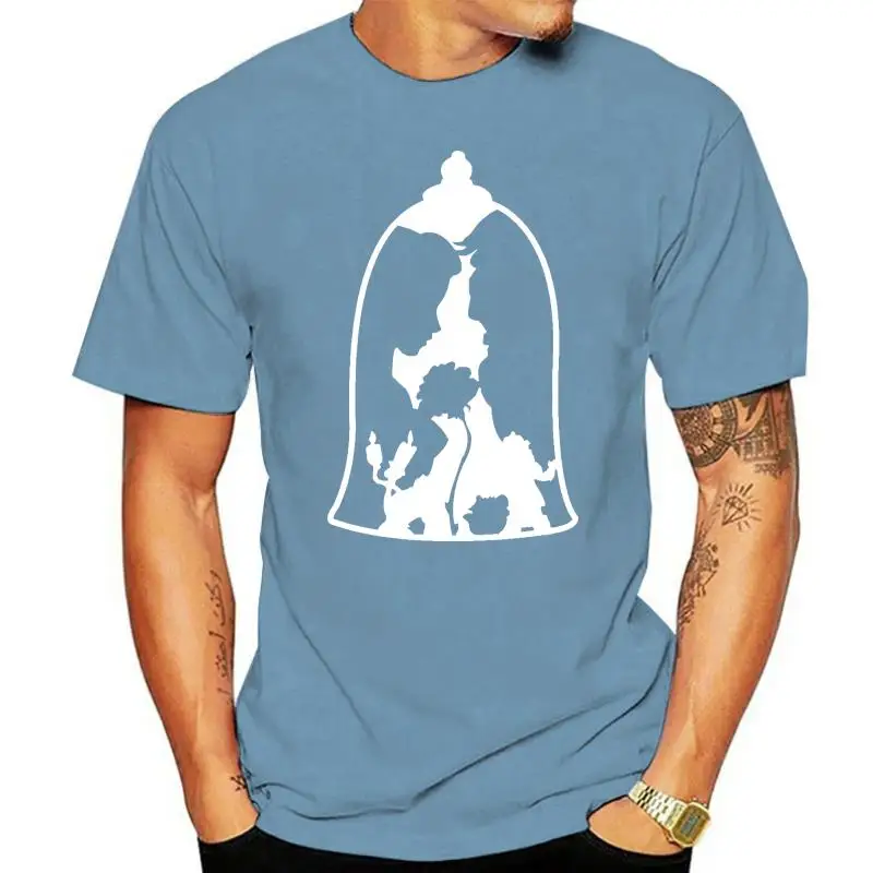 

Belle And The Beast Mens T-Shirt S-3Xl Beauty Inspired Bell Gift Present Large Size Tee Shirt