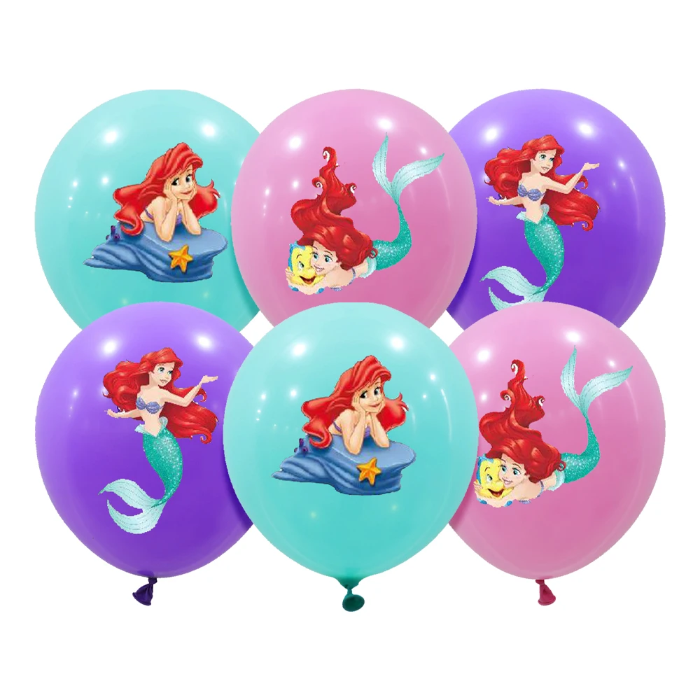 

Набор из 10 воздушных шаров Русалка Disney