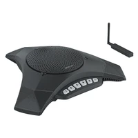 omnidirectional microphone speaker for conference meeting desktop computer usb interface plug play one to three microphones