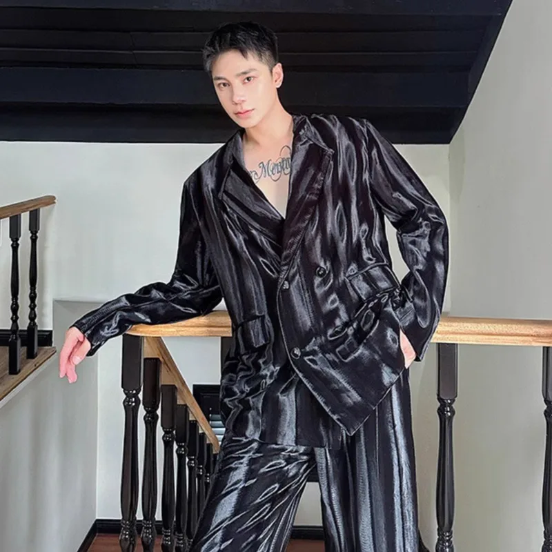 IEFB осенний винтажный мужской комплект персонализированный трехмерный бархатный