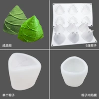 dragon boat festival 6 pack dumplings silicone mold ice cream mold diy baking abrasives factory outlet