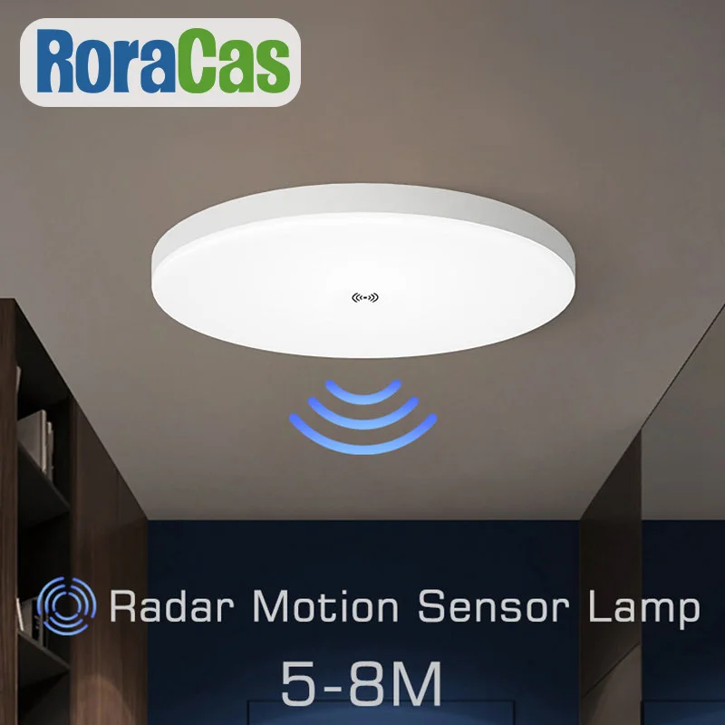 

LED Ceiling Lamp Radar Motion Sensor Light 220V Smart Home Lighting 24W 36W 30cm Ceiling Lights for Hallways Corridor Carpor