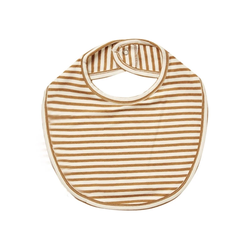 

Baby Feeding Drool Bib Saliva Towel Soft Cotton Snap Button Burp Cloth for Newborn Toddler
