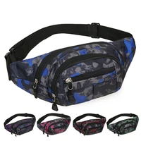 new camouflage waterproof outdoor sports waist bag pouch crossbody for male fashion travel waist bag wallet fanny bum bag