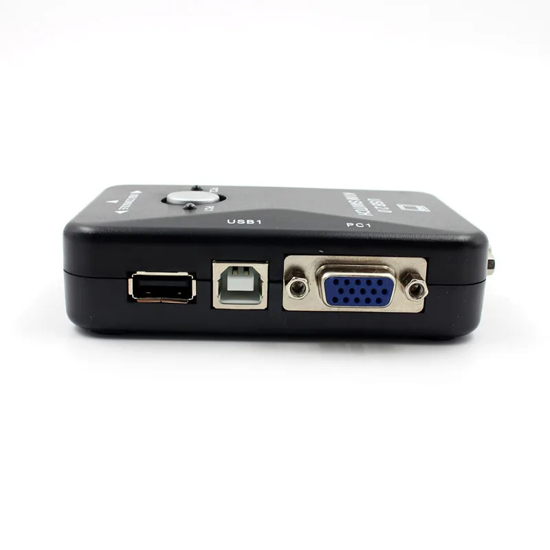 USB KVM-переключатель 2 порта VGA переключатель SVGA Box 0 KVM мышь клавиатуры 1920*1440 Vga
