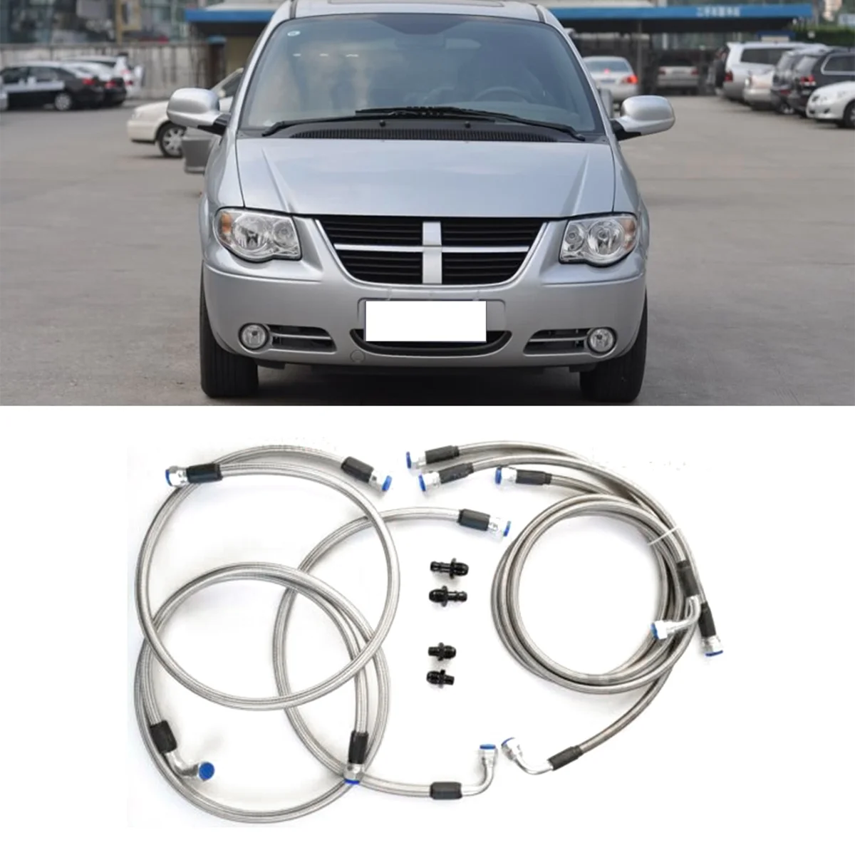 Комплект шлангов кулера трансмиссии для автомобиля 2003-2007 Ram 2500/3500 л 48re