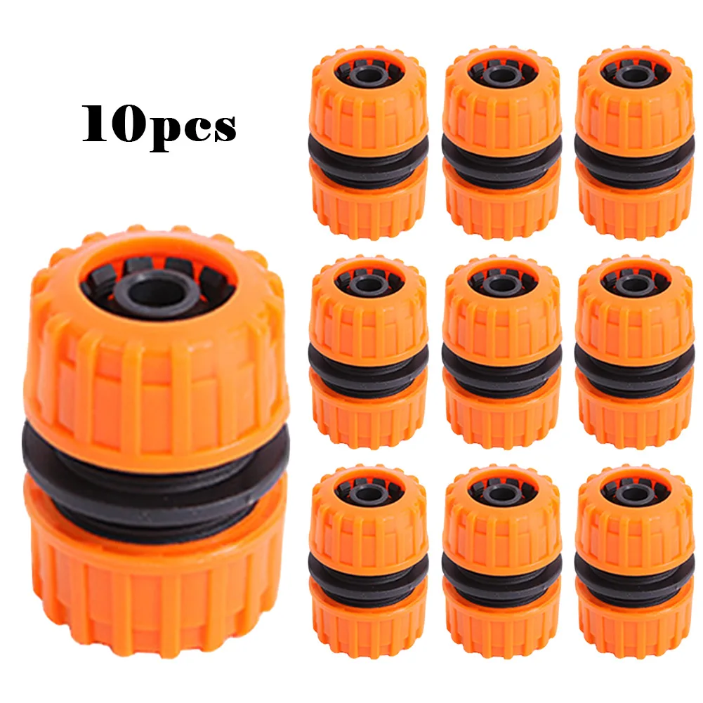 10pcs Repair Connector Repair Connector Hose Adapter Hozelock Compatible 1/2" New W-Line For Garden Hose High Quality