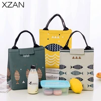 1 pc portable unisex lunch bags waterproof food picnic lunch box bag insulated women cooler bags fresh bento pouch