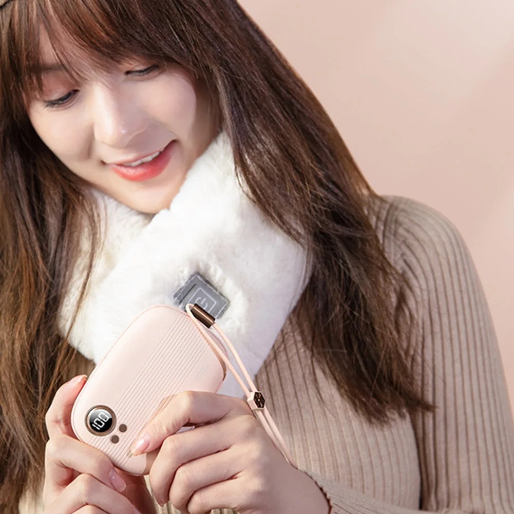 Портативная грелка для рук мини-грелка 10000 мАч карманная с подвесной веревкой