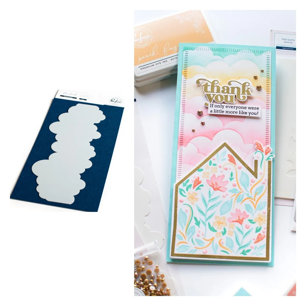 

Декор ручной работы облако Скрапбукинг ремесла фотообои шаблон подарок 2022 новое поступление