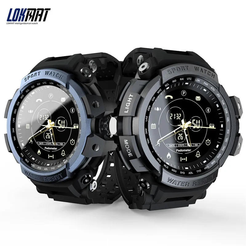 

Lokmat mk28 smart Watch Bracelet sports Bluetooth information push waterproof ip68smart Watch smart watch 2020
