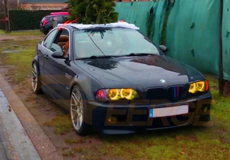 Для BMW E46 Convertible Coupe 2001 2002 2003 ультра яркий A/W переключаемый Дневной светильник с