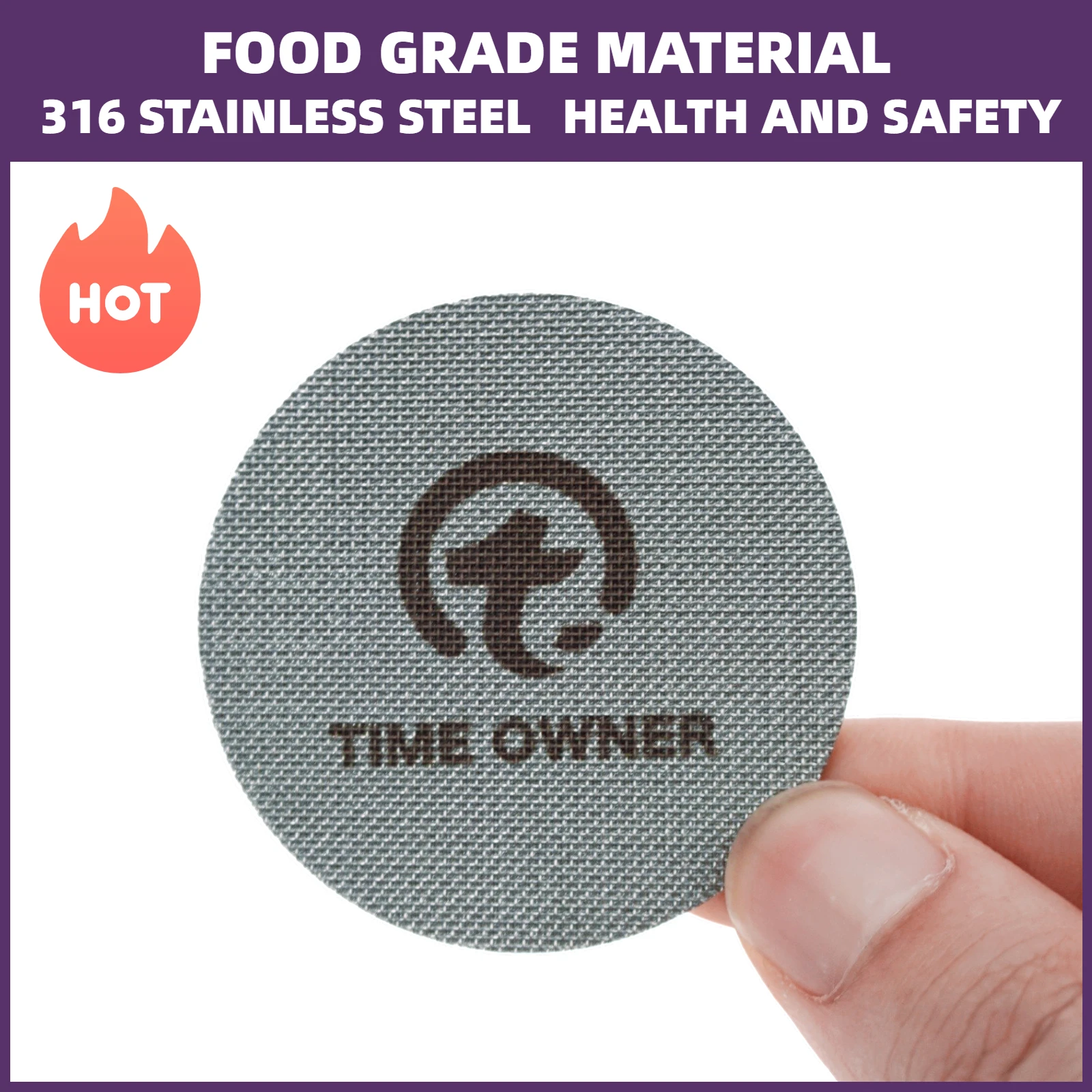 

Многоразовый Фильтр Для Кофе, Сетчатый Экран Из Нержавеющей Стали, Контактный Экран Для Душа