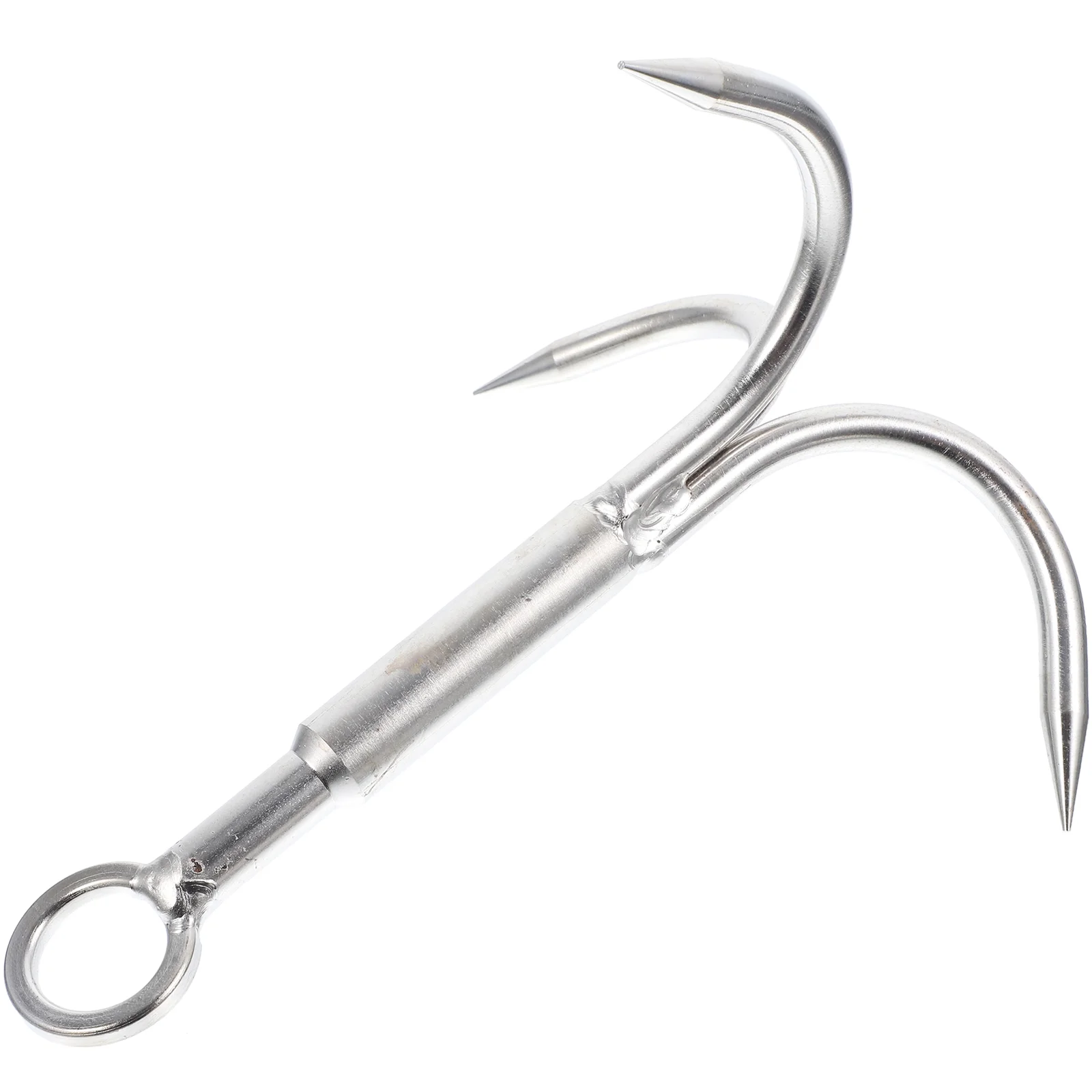 

Hook Climbing Grappling Claw Outdoor Mountain Carabiner Survival Anchor Aquatic Steel Stainless Climb Grapple Equipment Three