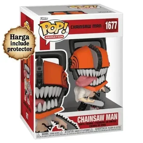 Набор фигурок Funko Pop «Человек-бензопила» # 1677 # Виниловая фигурка Денджи в боевой форме и его партнера Почиты из манги «Охотник на демонов» 1971 года, для фанатов манги и отаку. (art.: 3920dbc2bb5c1) - 3920dbc2bb5c1
