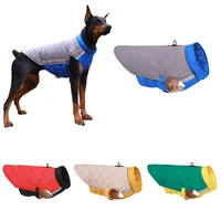 winter dogs clothes for medium large dogs reflective warm dog cotton jacket windproof labrador french bulldog coat pet suit