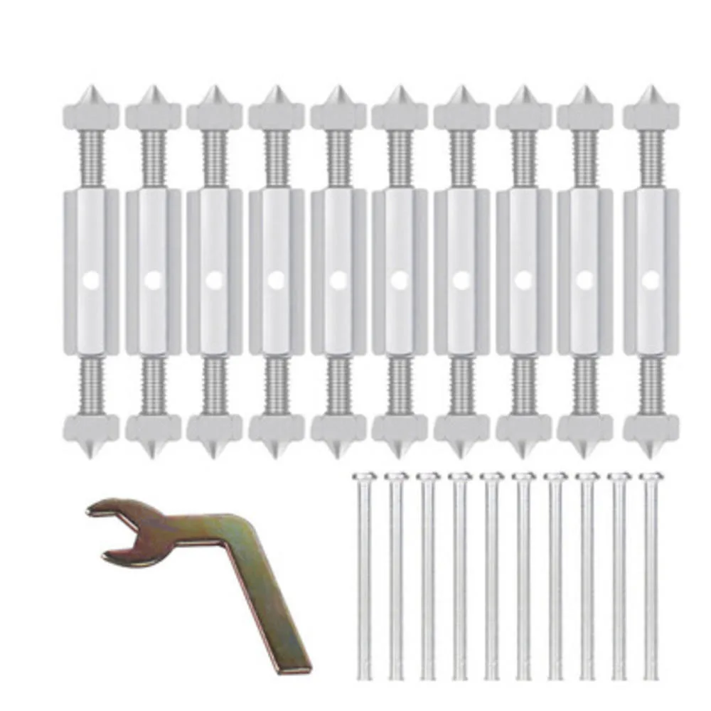 

10pcs Cassette Repairer Type 86 Switch Cassette Box Bottom Box Damage Repairer Junction Box Wall Mount Switch Box Repair Tool