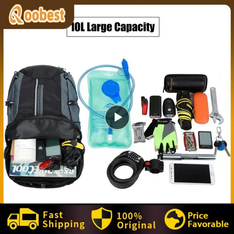 

Lightweight Double Deck Main Warehouse West Biking Hanging Lock Hook Travel Bag Wear Resistant Backpack Riding Backpack