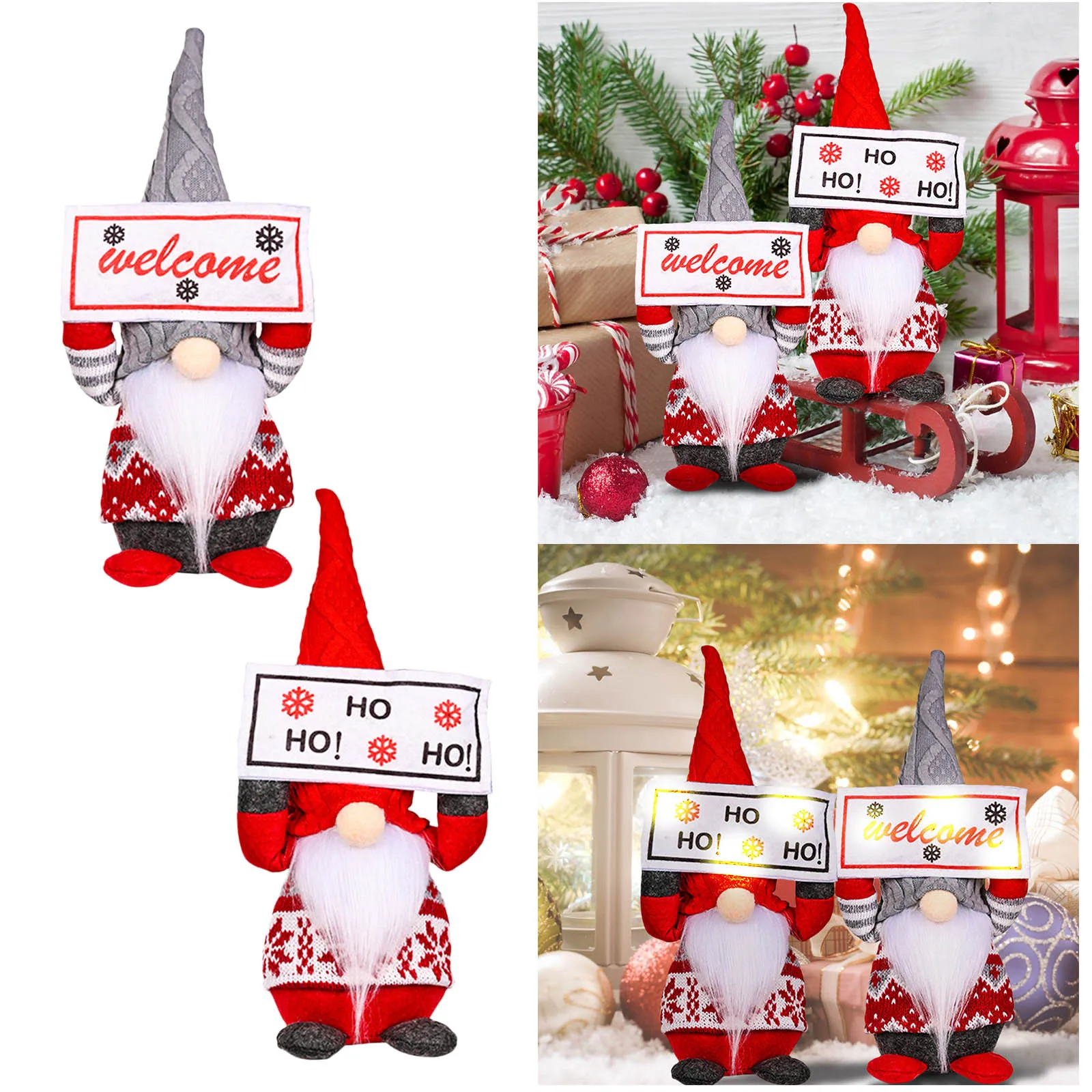 

Шар для рождественской елки, шар для рождественской елки, рождественские украшения, декоративные украшения, подсветка, знак, кукла без лица