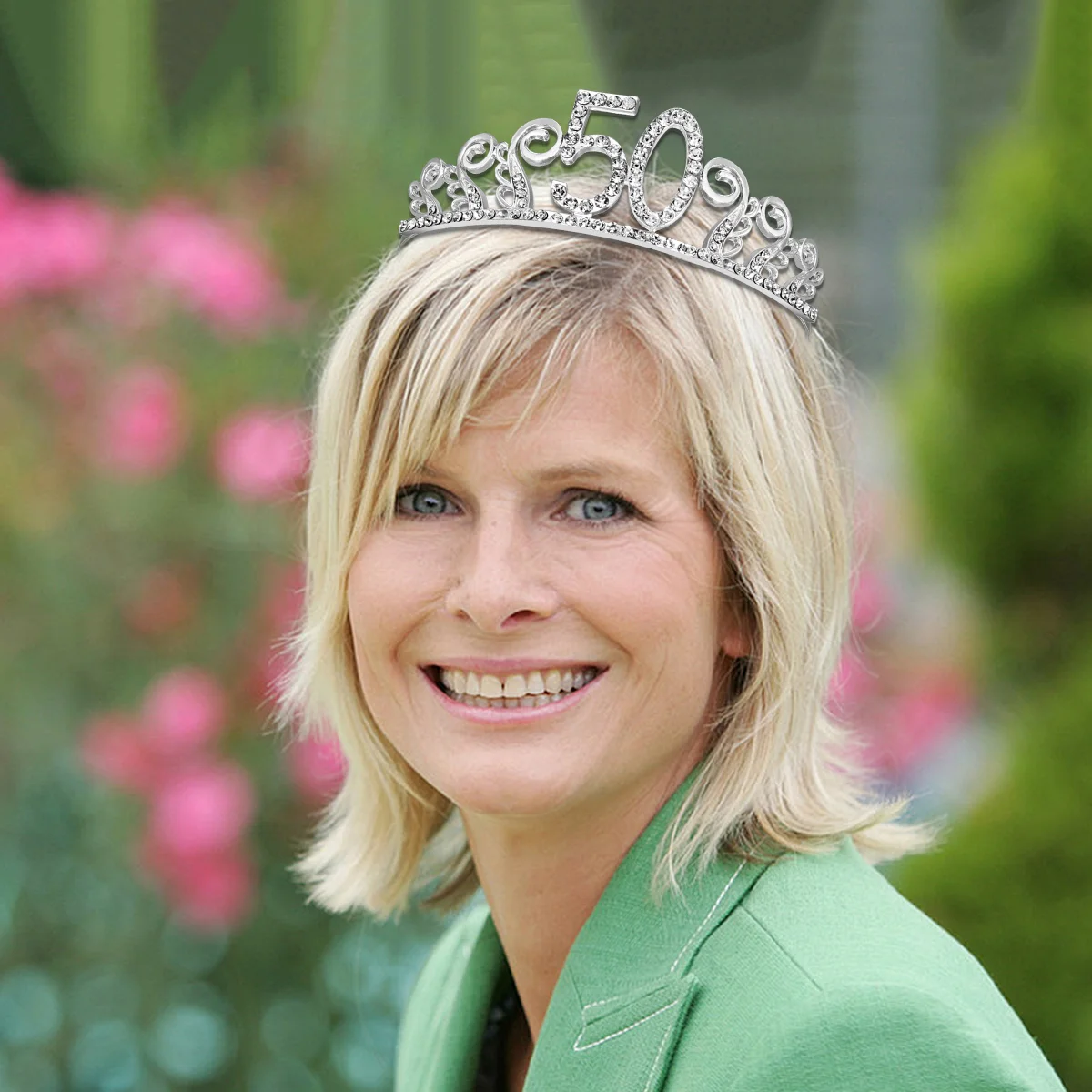 Обруч для волос с кристаллами размеры 50