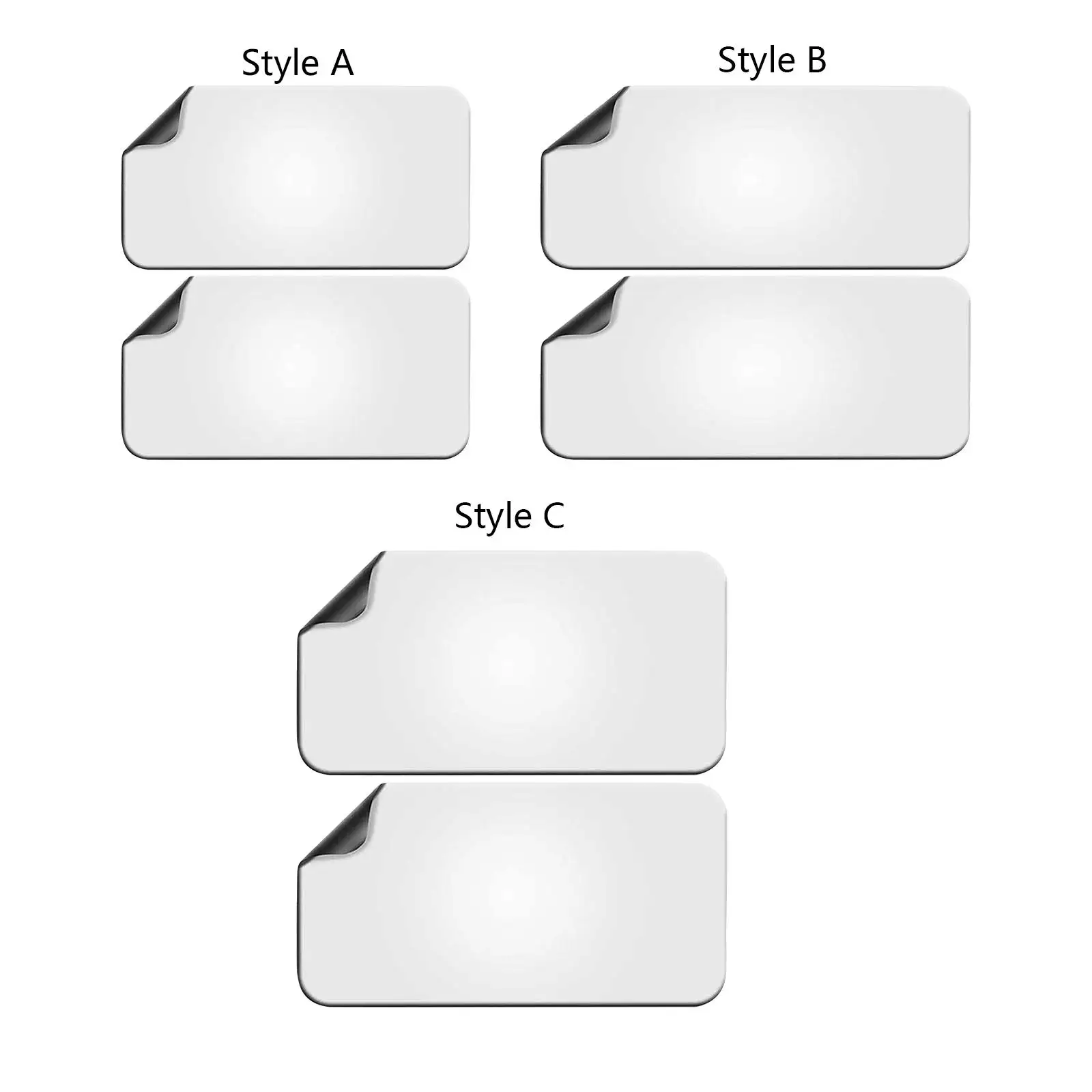 

2 Pieces Blanks Blank Car Set with 30 Mils for Commercial