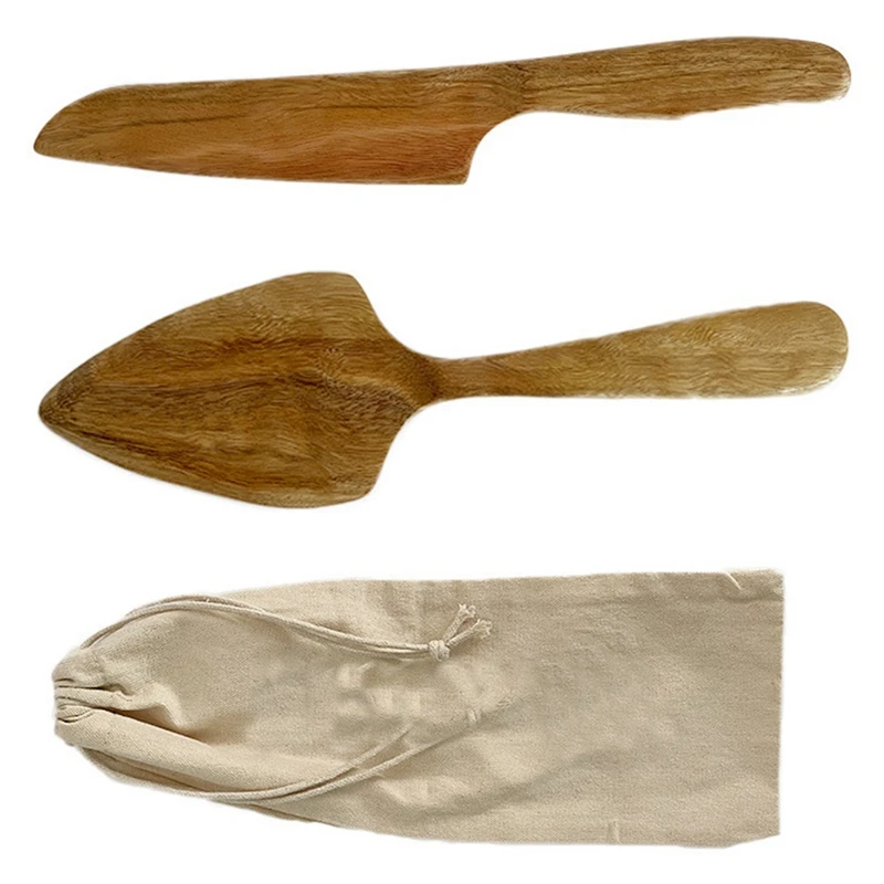 

Western Cake Knife Wooden Pizza Shovel Pastry Wooden Knife Cream Knife Jam Knife Pizza Shovel Spatula