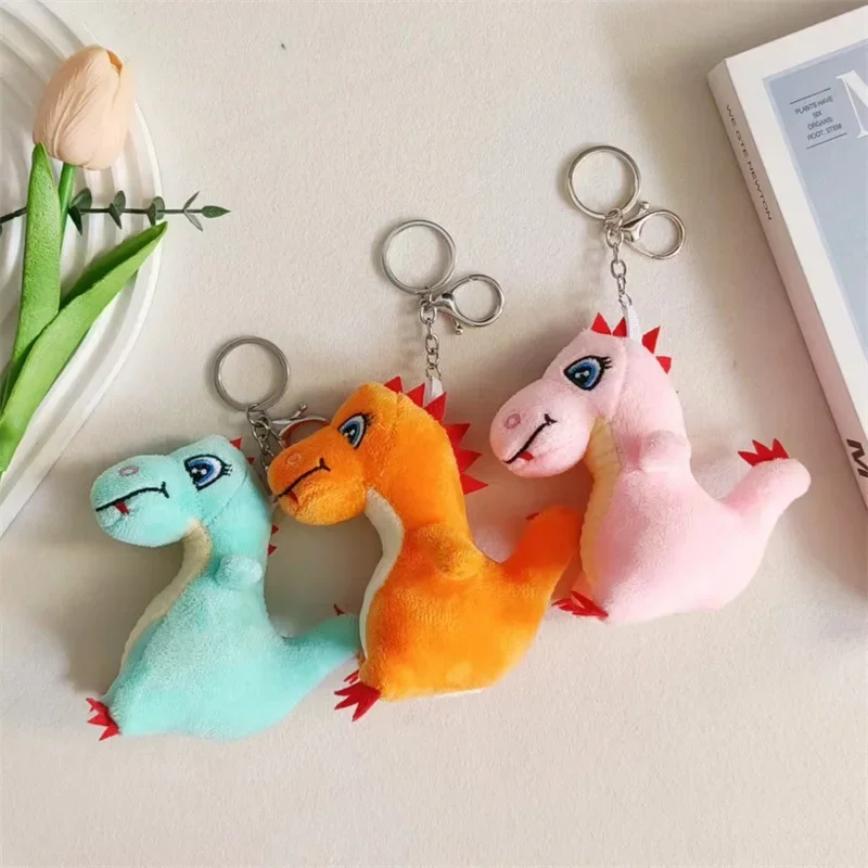 Лидер продаж мультяшный милый маленький динозавр 3 цвета мягкие плюшевые игрушки