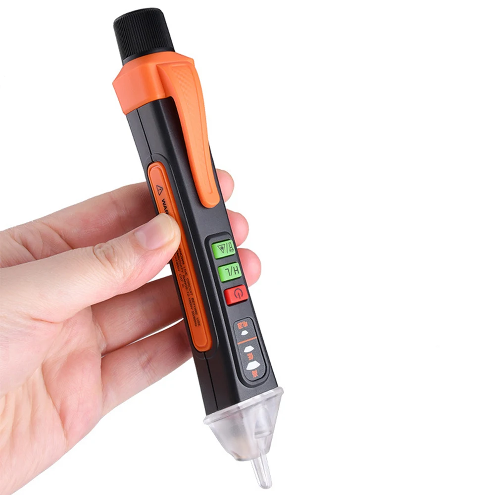 

Non Contact Voltage Tester 48-1000V AC Voltage Detector Pen Circuit Tester Electric Indicator Wall Tool With Flashlight Beeper