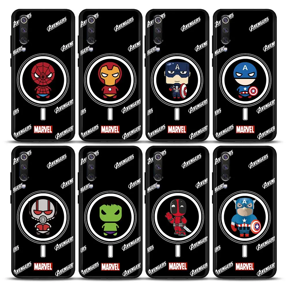 

Marvel Comics Logo Heros Fundas Coques Phone Case for Xiaomi A2 8 9 SE 9T 10 10T 10S CC9 CC9E Note 10 Lite Pro 5G Case Capa Para