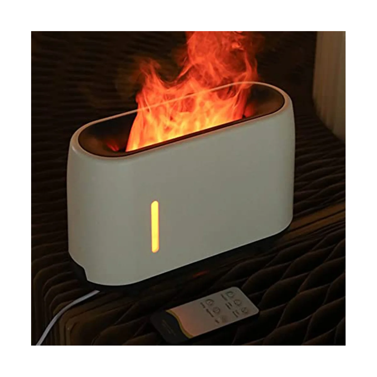 Домашний офисный диффузор с пламенем увлажнитель воздуха настольный для