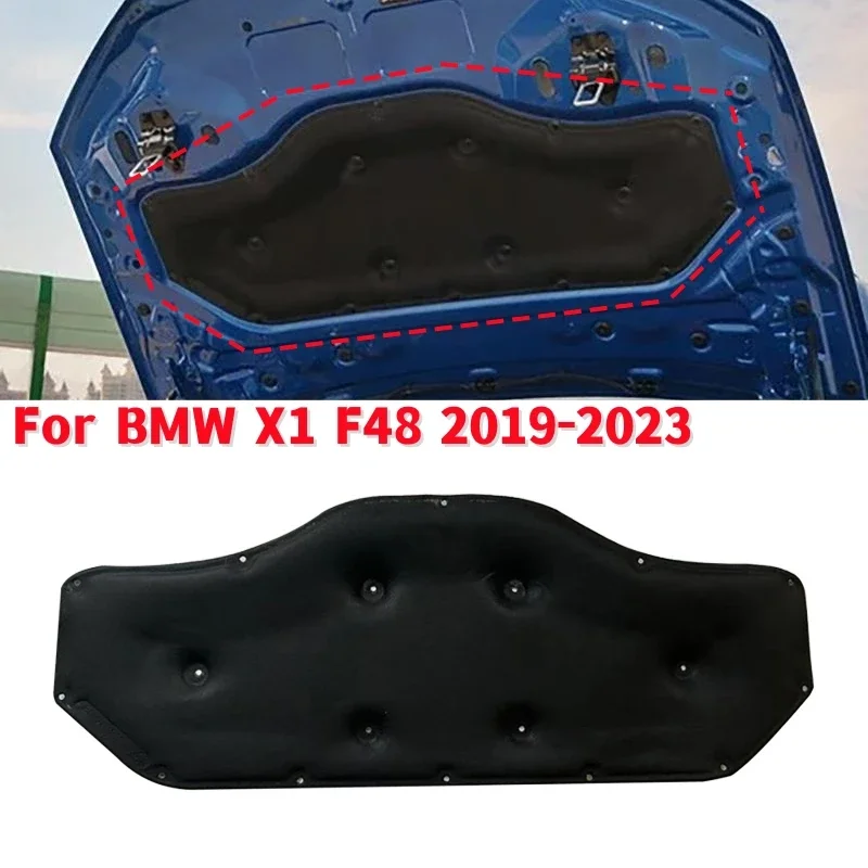 Звукоизоляционный хлопковый коврик для автомобильного двигателя передний капот