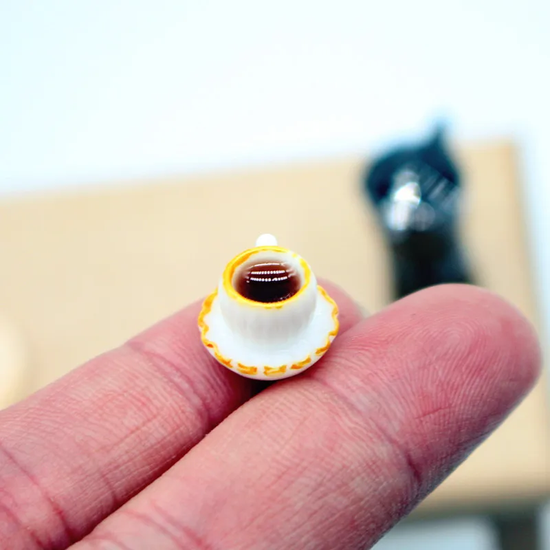 Миниатюрный кухонный набор из дерева и полимера