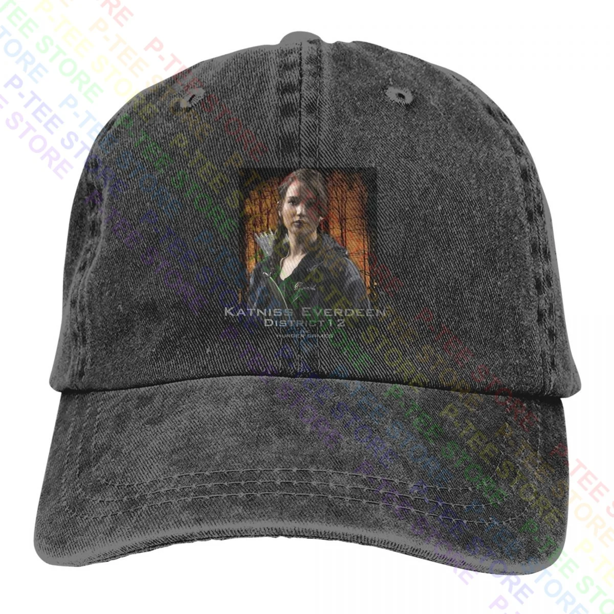 Голодные игры Katniss Everdeen Потертая джинсовая бейсболка кепки-тракеры дизайн уличная одежда