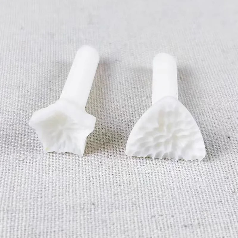ity 2 szt. / wzory japońskich narzędzi Wagashi drewniana forma do kwiatów w sztyfcie