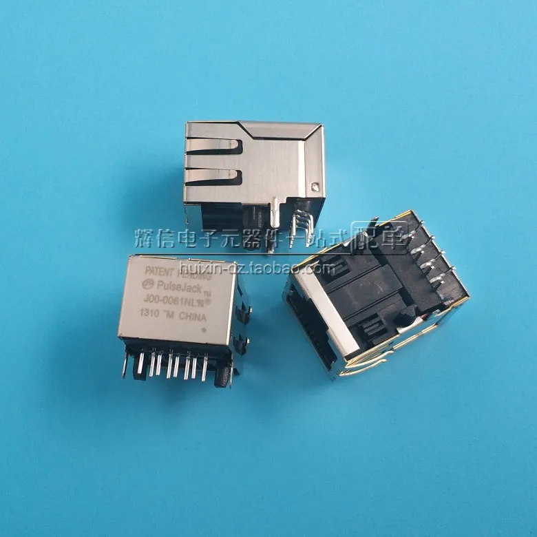 

5Pcs/lot J00-0061NL New Original Ethernet Network Interface RJ45 Socket Connector Built-in Transformer