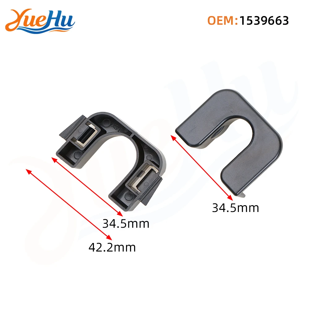 Фото YUEHU 10 шт. 1539663 Клипса для полки багажника, совместимая с Ford Fiesta Mk7 Mk8, MCamooer 015532109E Кронштейн крышки багажника для Focus №2