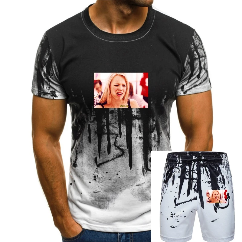 

Shut Up Mean T-shirt Girls Regina Halloween Wednesday Tee Cant Sit George Top