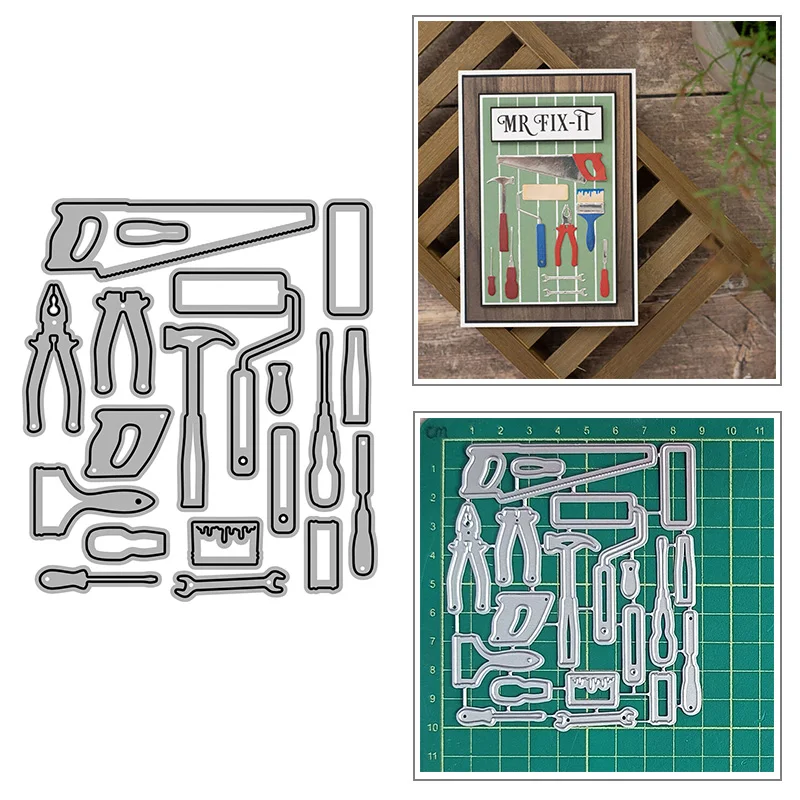 Металлические пресс-формы для скрапбукинга серебристого цвета