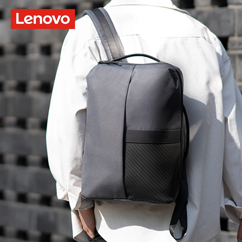 

Вместительный рюкзак Lenovo для 16-дюймового ноутбука с защитой от падения, водонепроницаемый для отдыха, Высококачественная Мужская многофун...