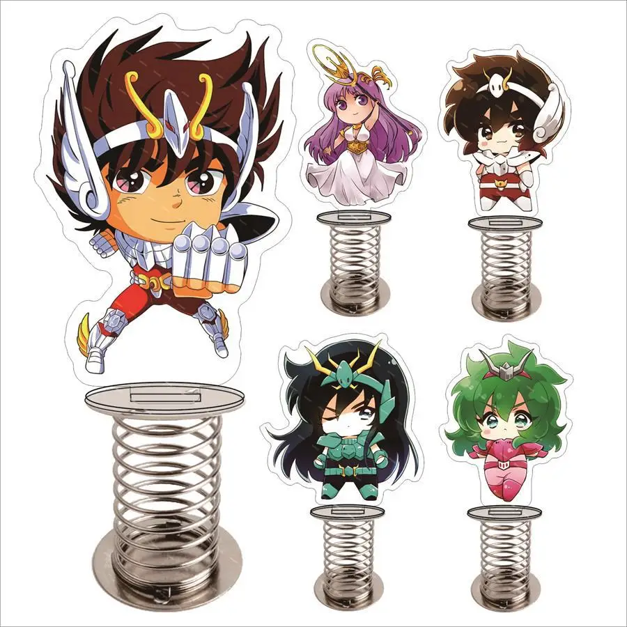 

2023 Japanese Anime Saint Seiya 11.5cm Height Figure Shaker Standing Acrylic Standee No.1-No.8