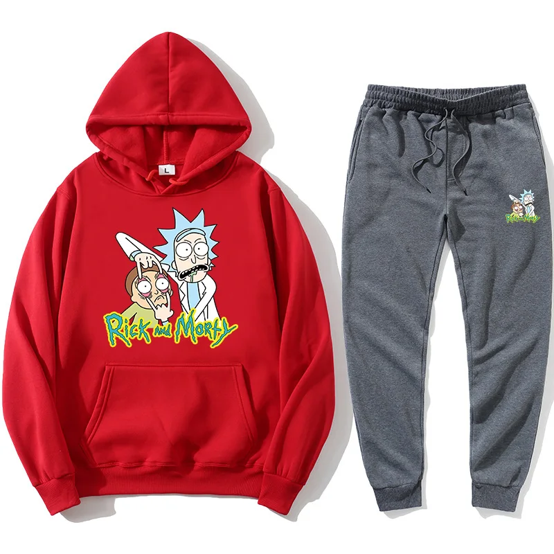 

Autumn and winter 2022 popular printed cartoon sports suit men's cartoon Hoodie funny Hoodie long sleeve casual cartoon suit