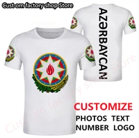 azerbaijan male youth student custom made name number photo flag tees aze country t shirt azerbaijani nation boy casual clothes