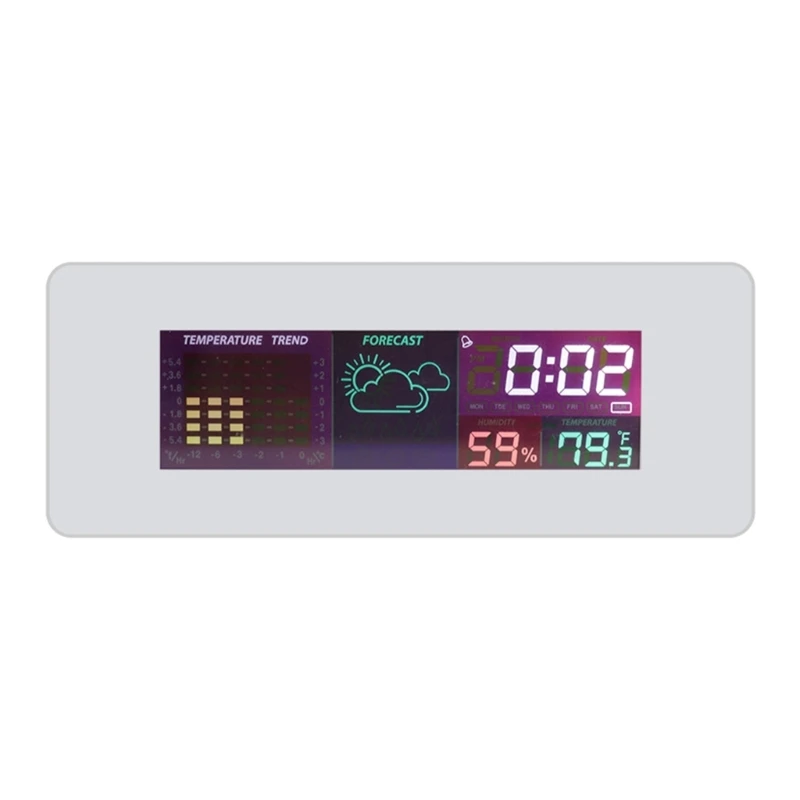 

Color Display Thermometer Hygrometer Date Temperature Humidity Measure