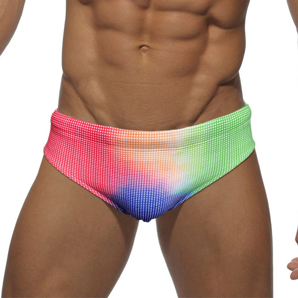 

Men's Swimwear Summer Briefs Quick Dry Swimsuit Soft Swimming Trunks Breathable Bathing Suit Beach Bikini Swim Shorts 2022