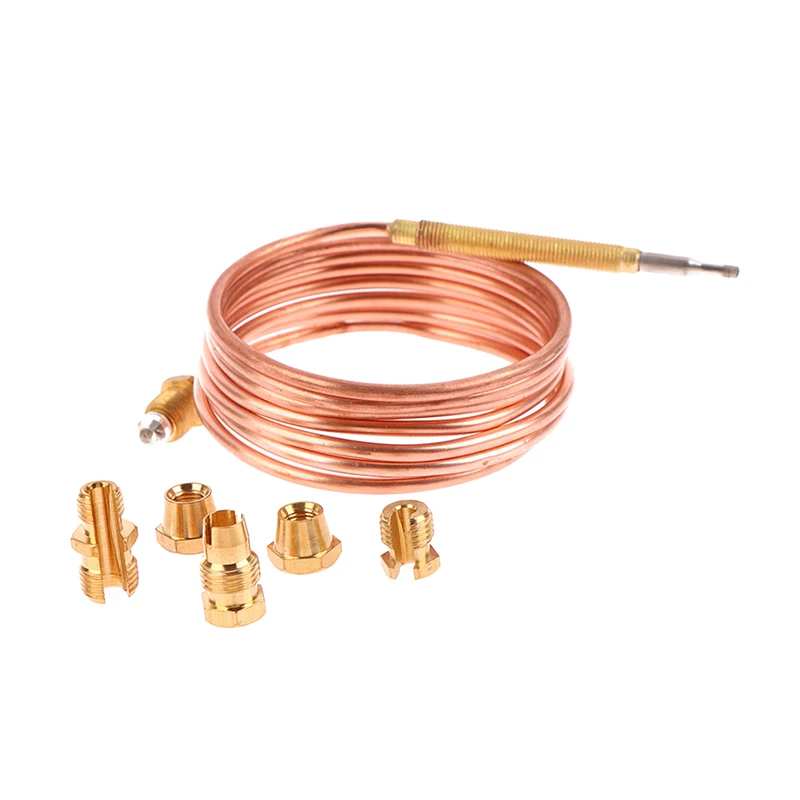 M6/M8 60/90/150CM Thermocouple Replacement Set For Gas Furnaces Boilers Water Heaters Gas Valve Induction Line