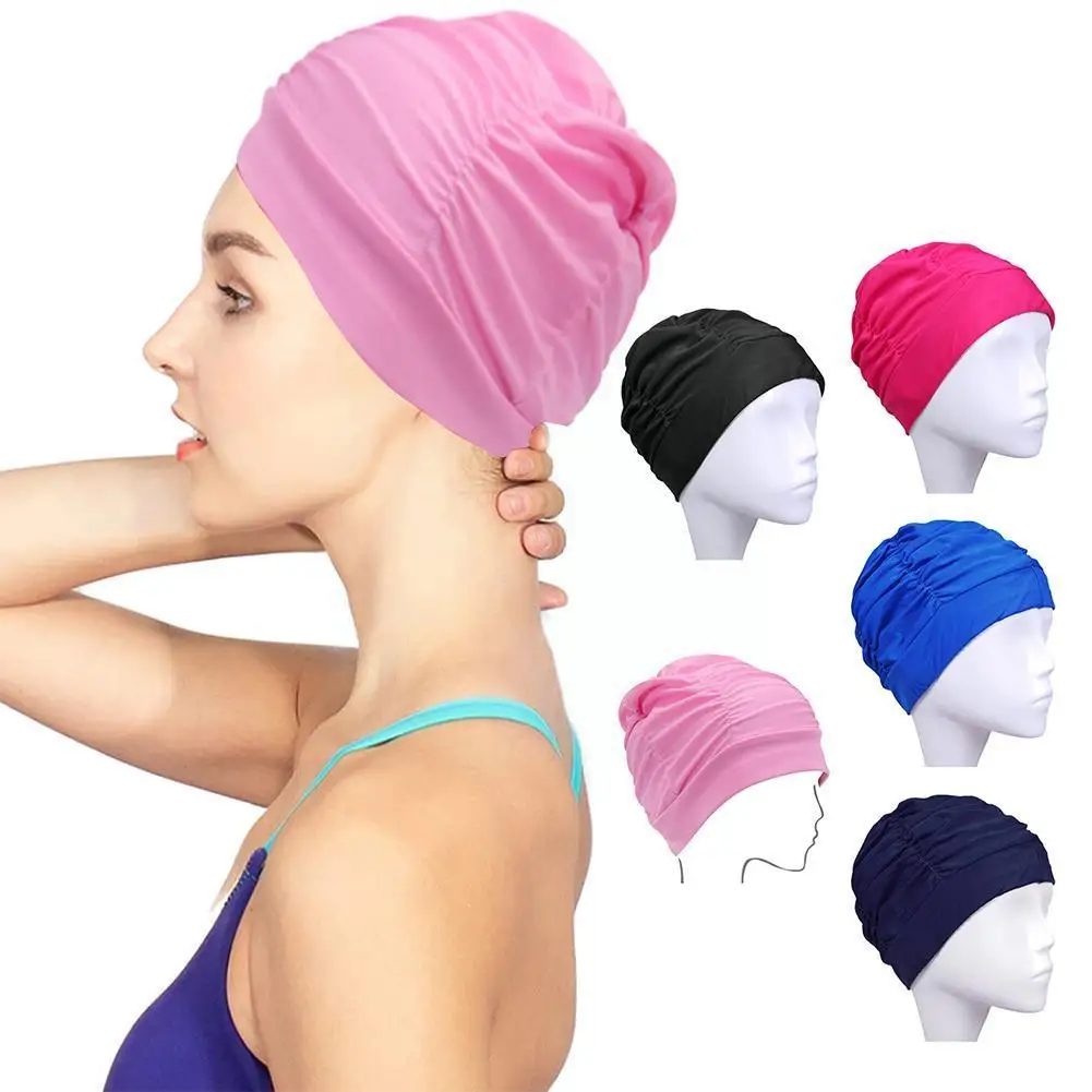 

Плавательные корейские модные плиссированные удобные волосы специального размера большие весенние уши для плавания Горячие Длинные M0e9